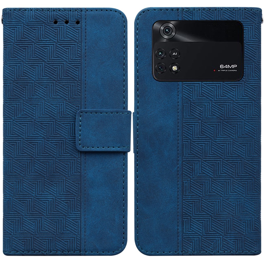 Xiaomi Poco M Pro G Mad Mask Leather Wallet Case Geometry Style