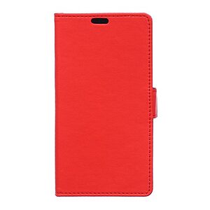 Θήκη HTC Desire 520 flip - wallet δερματίνη κόκκινο