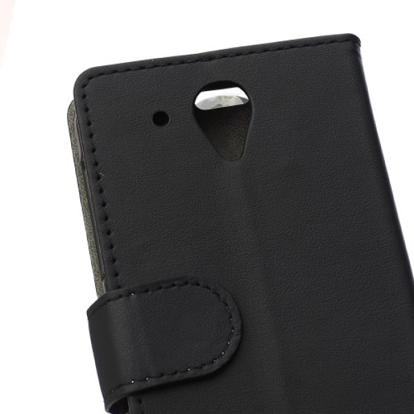 Θήκη HTC Desire 520 flip - wallet δερματίνη μαύρο