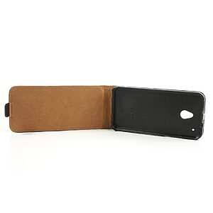 Θήκη HTC One Mini M4 flip - wallet δερματίνη μαύρο