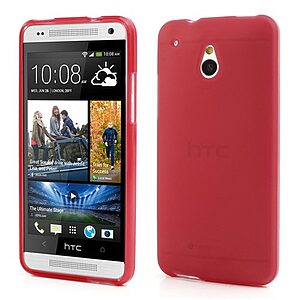 Θήκη HTC One Mini M4 πλάτη tpu κόκκινο