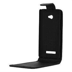 Θήκη HTC Windows Phone 8x flip - wallet δερματίνη μαύρο