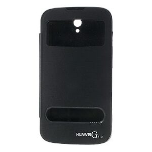 Θήκη HUAWEI Ascend G610 flip - wallet δερματίνη μαύρο