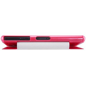 Θήκη SONY Xperia Z3 Compact flip - wallet δερματίνη κόκκινο