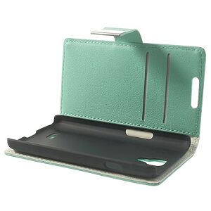 Θήκη LG F70 OEM flip - wallet δερματίνη γαλάζιο