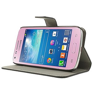 Θήκη SAMSUNG Galaxy Core Plus OEM flip - wallet δερματίνη πολύχρωμο