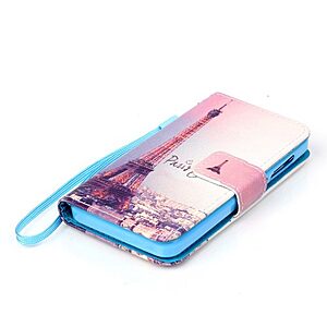 Θήκη LENOVO A319 OEM flip - wallet δερματίνη πολύχρωμο