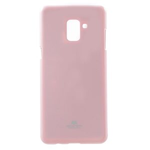 Θήκη SAMSUNG Galaxy A8 Plus MERCURY GOOSPERY Jelly Glitter Πλάτη γκλίτερ ροζ