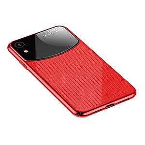 Θήκη iPhone XR USAMS MJ Series Mirror πλάτη από σκληρό πλαστικό κόκκινο