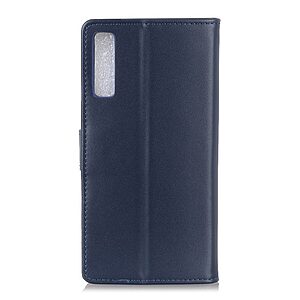 υποδοχές καρτών και μαγνητικό κούμπωμα Flip Wallet δερματίνη μπλε
