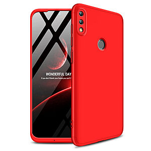 Θήκη Huawei Honor 10 Lite GKK Full body Protection 360° από σκληρό πλαστικό κόκκινο