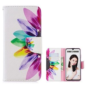 Θήκη Huawei P Smart (2019) OEM σχέδιο Colorful Petals με βάση στήριξης