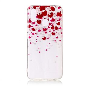 Θήκη Huawei P Smart Plus OEM σχέδιο Floating Hearts Πλάτη TPU