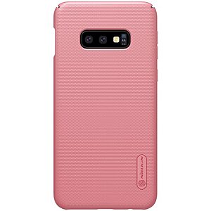 Θήκη Samsung Galaxy S10e NiLLkin Super Frosted Shield Series Πλάτη από σκληρό πλαστικό ροζ χρυσό