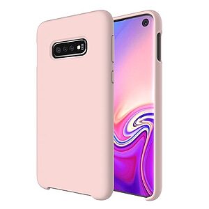 Θήκη Samsung Galaxy S10e OEM Soft Liquid Silicone Πλάτη TPU ροζ