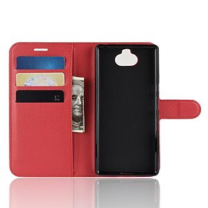 Flip Wallet δερματίνη κόκκινο