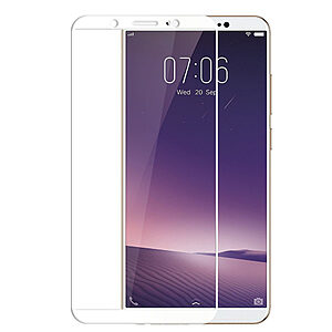 Full προστασία οθόνης tempered glass Πλήρους κάλυψης full glue 9H OEM 0.26mm για Huawei Mate 10 Lite λευκό
