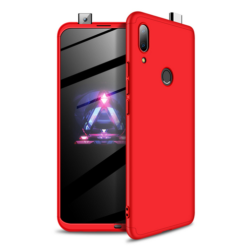 Θήκη GKK Full body Protection 360° από σκληρό πλαστικό για Huawei P Smart Z (2019) κόκκινο