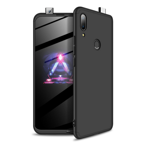 Θήκη GKK Full body Protection 360° από σκληρό πλαστικό για Huawei P Smart Z (2019) μαύρο