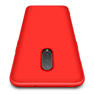 Θήκη GKK Full body Protection 360° από σκληρό πλαστικό για OnePlus 7 κόκκινο - Image 4