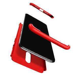 Θήκη GKK Full body Protection 360° από σκληρό πλαστικό για OnePlus 7 κόκκινο - Image 5
