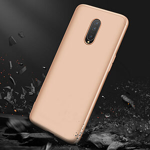 Θήκη GKK Full body Protection 360° από σκληρό πλαστικό για OnePlus 7 χρυσό - Image 3
