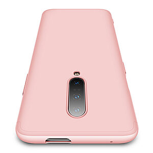 Θήκη GKK Full body Protection 360° από σκληρό πλαστικό για OnePlus 7 Pro ροζ χρυσό - Image 3
