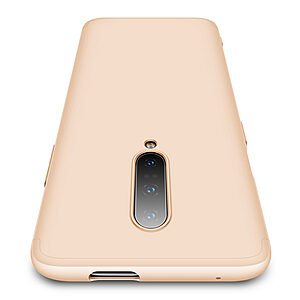 Θήκη GKK Full body Protection 360° από σκληρό πλαστικό για OnePlus 7 Pro χρυσό - Image 3