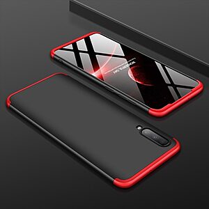 Θήκη GKK Full body Protection 360° από σκληρό πλαστικό για Samsung A70 μαύρο / κόκκινο - Image 2