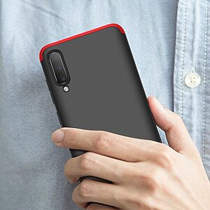 Θήκη GKK Full body Protection 360° από σκληρό πλαστικό για Samsung A70 μαύρο / κόκκινο - Image 5