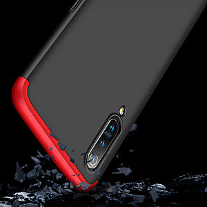 Θήκη GKK Full body Protection 360° από σκληρό πλαστικό για Xiaomi Mi 9 SE μαύρο / κόκκινο - Image 3