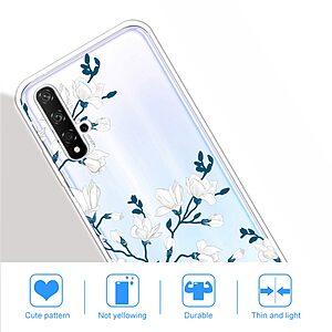 Θήκη Honor 20 / Huawei Nova 5T OEM σχέδιο λουλούδια Πλάτη TPU - Image 5