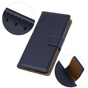 Θήκη Xiaomi Redmi Note 8 / 8 (2021) Mad Mask Leather Wallet Case με βάση στήριξης, υποδοχές καρτών και μαγνητικό κούμπωμα Flip Wallet δερματίνη μπλε - Image 3