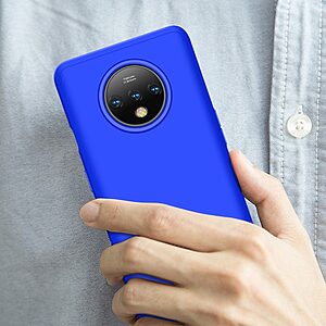 Θήκη GKK Full body Protection 360° από σκληρό πλαστικό για OnePlus 7T μπλε - Image 4