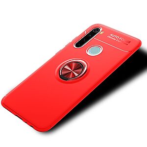 Θήκη Xiaomi Redmi Note 8T OEM Magnetic Ring Kickstand / Μαγνητικό δαχτυλίδι / Βάση στήριξης Πλάτη TPU κόκκινο - Image 2