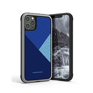 Θήκη iPhone 11 Pro Max RAIGOR INVERSE Beckley Series Πλάτη Premium Drop-Proof από σκληρό TPU μπλε