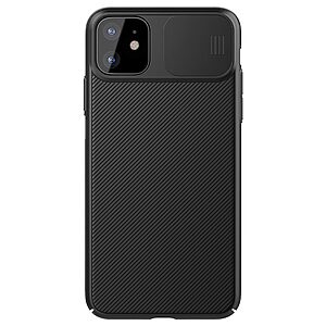 Θήκη iPhone 11 NiLLkin Camshield Series Πλάτη με προστασία για την κάμερα από σκλήρό Premium TPU μαύρο