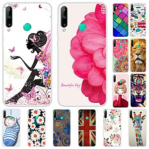 Θήκη Huawei P40 Lite E OEM σχέδιο Daisies με πλάτη TPU - Image 3
