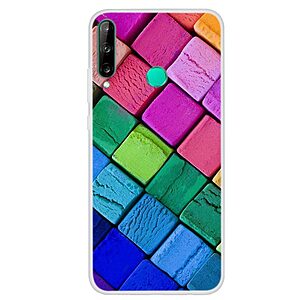 Θήκη Huawei P40 Lite E OEM σχέδιο Color Cubes με πλάτη TPU