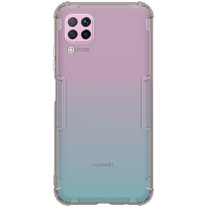 Θήκη Huawei P40 Lite NiLLkin Nature Series 0.6mm Πλάτη TPU γκρι / διάφανο