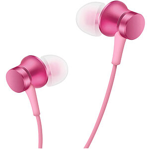 Ακουστικά Xiaomi Piston Basic in-Ear Hands Free ροζ