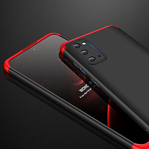 Θήκη GKK Full body Protection 360° από σκληρό πλαστικό για Samsung Galaxy S20 μαύρο / κόκκινο - Image 4