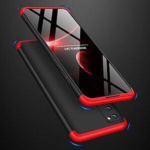 Θήκη GKK Full body Protection 360° από σκληρό πλαστικό για Samsung Galaxy S20 μαύρο / κόκκινο - Image 5