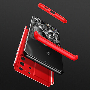 Θήκη GKK Full body Protection 360° από σκληρό πλαστικό για Samsung Galaxy S20 Ultra κόκκινο - Image 3