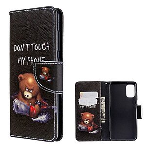 Θήκη Samsung Galaxy A41 OEM Angry bear with chainsaw με βάση στήριξης