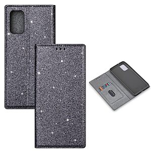 Θήκη Samsung Galaxy A41 OEM Skin Glitter Series με βάση στήριξης