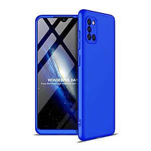 Θήκη GKK Full body Protection 360° από σκληρό πλαστικό για Samsung Galaxy A31 μπλε