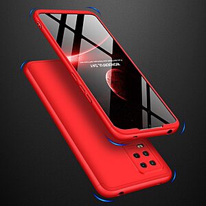Θήκη GKK Full body Protection 360° από σκληρό πλαστικό για Xiaomi Mi 10 Lite κόκκινο - Image 4