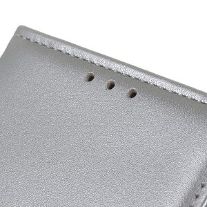 Θήκη Xiaomi Redmi 9C Mad Mask Leather Wallet Case με βάση στήριξης, υποδοχές καρτών και μαγνητικό κούμπωμα Flip Wallet από συνθετικό δέρμα ασημί - Image 5
