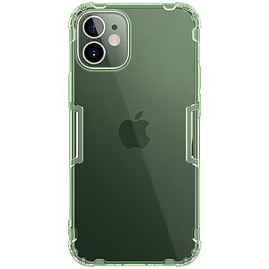 Θήκη iPhone 12 Mini NiLLkin Nature Series 0.6mm Πλάτη TPU πράσινο